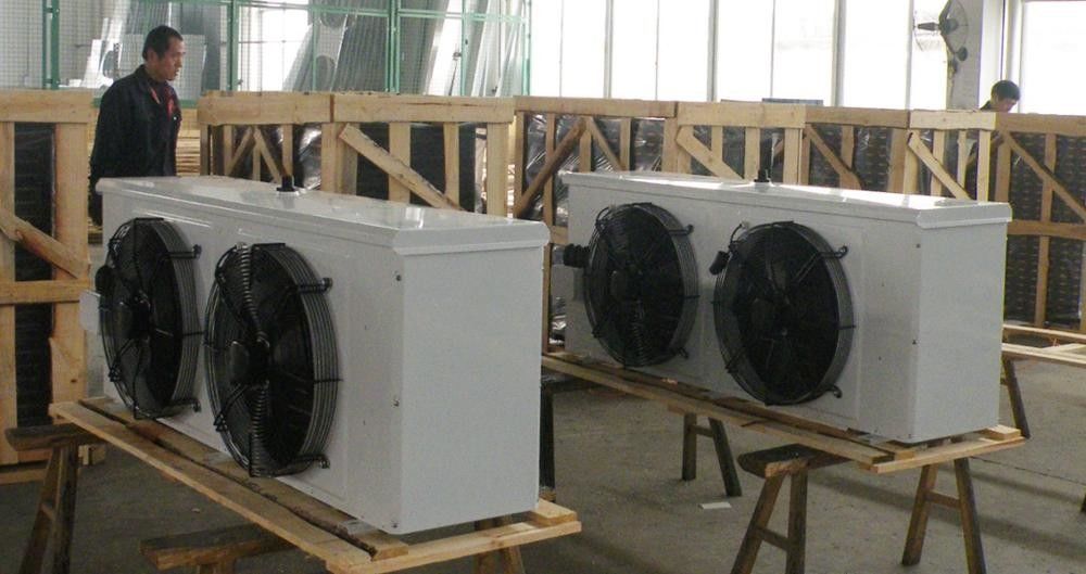 380v koude Zaal Evaporator van de Lucht de Koelere Diepvriezer voor Verse en Bevroren Producten