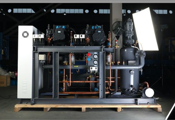 Commerciële van het de Compressorrek van de Condensatorkoeling het Systeemdouane