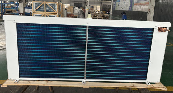 De Warmtewisselaar Koude Zaal van de koelingsmontage de Evaporatorrol van de Lucht Koelere Blauwe Vin