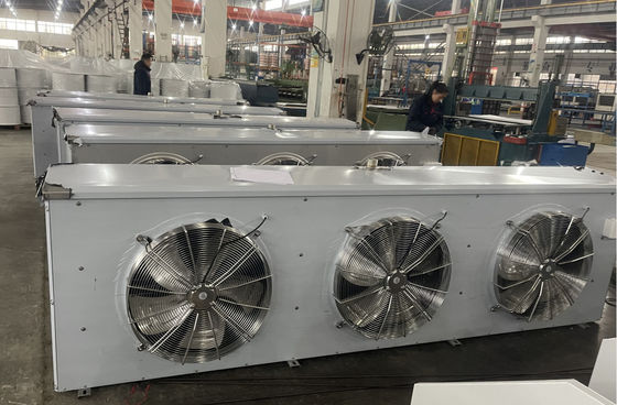 Roestvrij staal DD / DL / DJ Koeling Koelopslag Verdamper Luchtkoeler Met Axial Fan